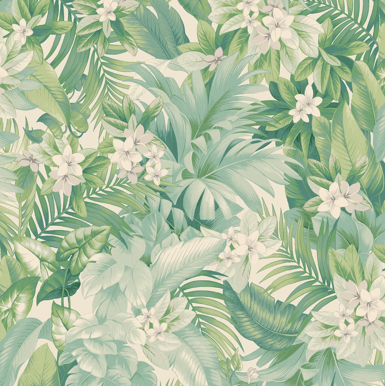 Tommy Bahama Umbrella Palm Peel & Stick Wallpaper